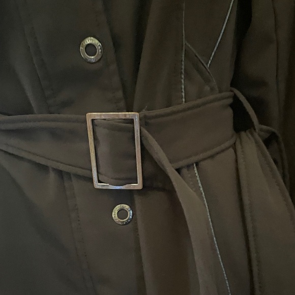 ⬇️ $39.00 ⬇️ Anne Klein Medium Black Warm Winter Peacoat. Warm detachable Hood. - Picture 4 of 12
